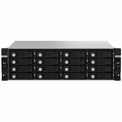 QNAP TL-R1620SDC Drive Enclosure 12Gb/s SAS, SATA/600 - Mini-SAS HD Host Interface - 3U Rack-mountable TL-R1620SDC-US