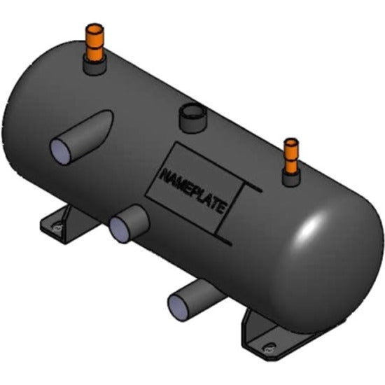 Récepteur inondé APC by Schneider Electric, 20 L, diamètre 219 mm, longueur 640 mm, PED avec chauffage ACAC75015