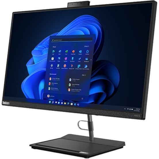 Ordinateur tout-en-un Lenovo ThinkCentre Neo 30a 12B000APUS - Intel Core i5 12e génération i5-1240P - 16 Go - SSD 512 Go - 23,8" Full HD - Ordinateur de bureau - Noir corbeau 12B000APUS