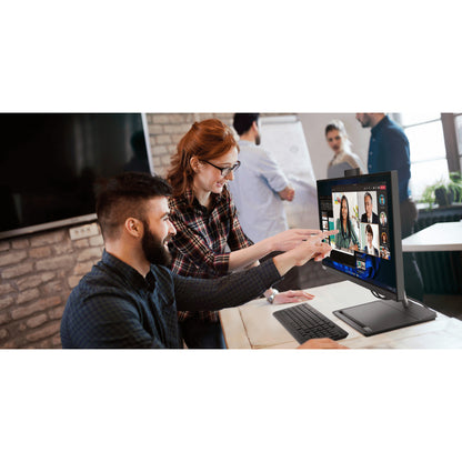 Ordinateur tout-en-un Lenovo ThinkCentre Neo 30a 12B000APUS - Intel Core i5 12e génération i5-1240P - 16 Go - SSD 512 Go - 23,8" Full HD - Ordinateur de bureau - Noir corbeau 12B000APUS