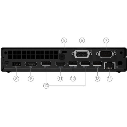 Ordinateur de bureau Lenovo ThinkCentre M70q Gen 2 11MY001YUS - Intel Core i5 11e génération I5-11400T - 16 Go - SSD 256 Go - Minuscule - Noir 11MY001YUS