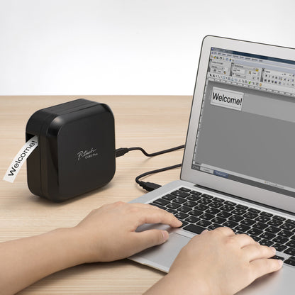 Brother P-touch CUBE Plus PT-P710BT Versatile Label Maker with Bluetooth&reg; Wireless Technology PTP710BT