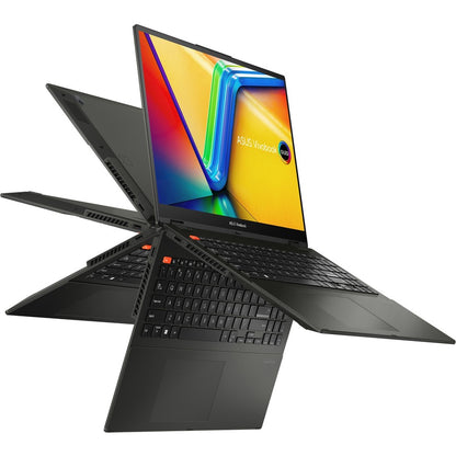 Asus Vivobook S 16 Flip OLED TP3604 TP3604VA-DS51T-CA Ordinateur portable convertible 2 en 1 à écran tactile 16" - WUXGA - Intel Core i5 13e génération i5-1335U - 16 Go - SSD 512 Go - Noir minuit TP3604VA-DS51T-CA