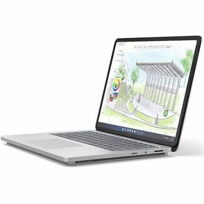Microsoft Surface Laptop Studio 2 14,4" Écran tactile convertible (curseur flottant) Ordinateur portable 2 en 1 - Intel Core i7 - 64 Go - SSD 2 To - Clavier anglais, français - Platinum Z4H-00002