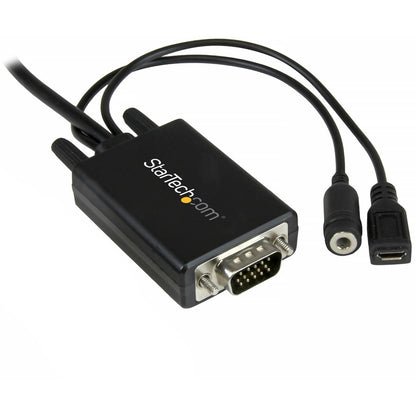 StarTech.com Câble adaptateur Mini DisplayPort vers VGA avec audio de 3 m - Convertisseur Mini DP vers VGA - 1920 x 1200 MDP2VGAAMM3M