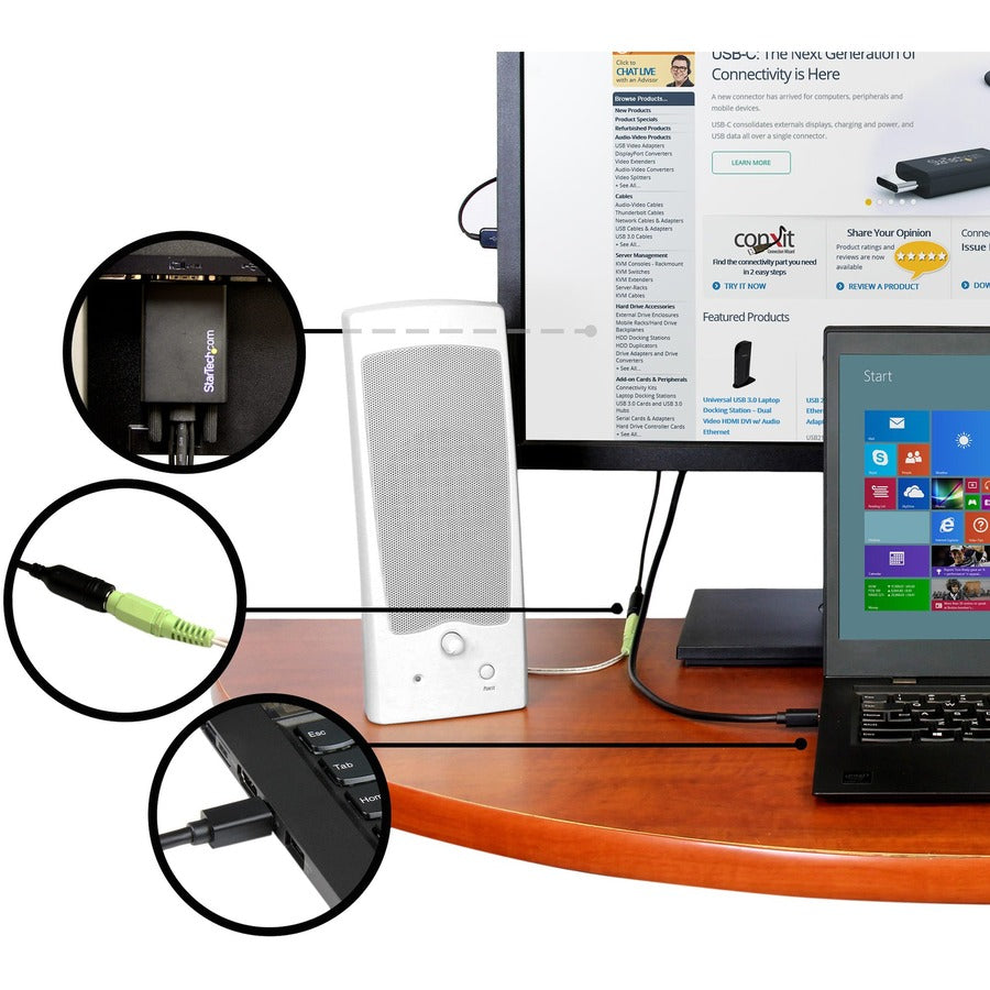 StarTech.com Câble adaptateur Mini DisplayPort vers VGA avec audio de 3 m - Convertisseur Mini DP vers VGA - 1920 x 1200 MDP2VGAAMM3M