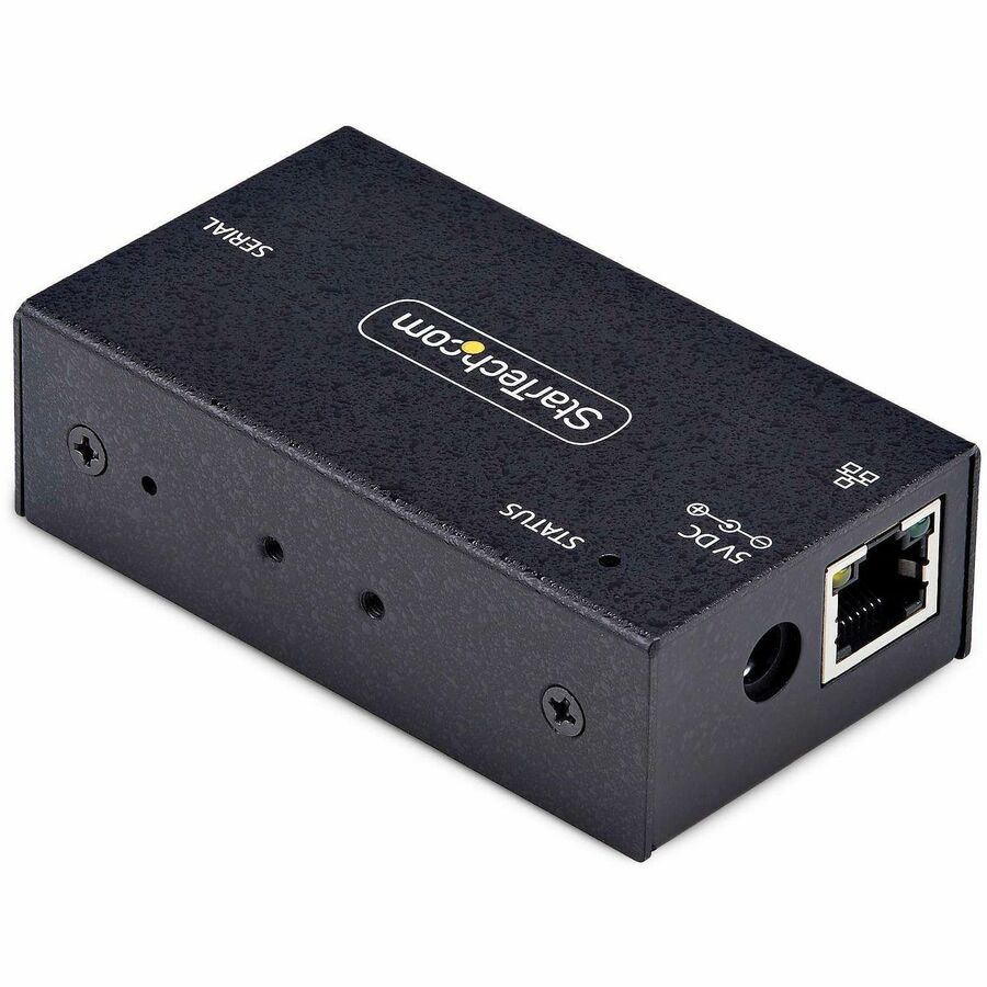 Adaptateur série vers Ethernet 1 port StarTech.com, serveur de périphériques série IP pour périphériques RS232 distants, montage mural/rail DIN, convertisseur LAN vers DB9 I13-SERIAL-ETHERNET