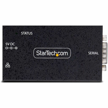 Adaptateur série vers Ethernet 1 port StarTech.com, serveur de périphériques série IP pour périphériques RS232 distants, montage mural/rail DIN, convertisseur LAN vers DB9 I13-SERIAL-ETHERNET