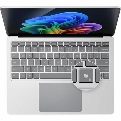 Ordinateur portable Microsoft Surface Laptop 7 13,8" à écran tactile - Qualcomm Snapdragon X Plus - 16 Go - SSD 256 Go - Clavier anglais - Platinum ZGV-00001