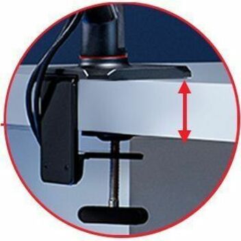 Bras de montage Asus ROG pour moniteur, écran plat, écran incurvé - Noir AAS01