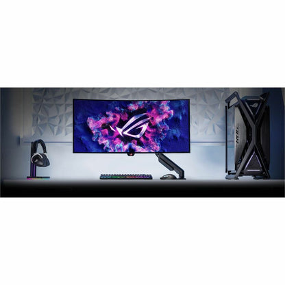 Bras de montage Asus ROG pour moniteur, écran plat, écran incurvé - Noir AAS01