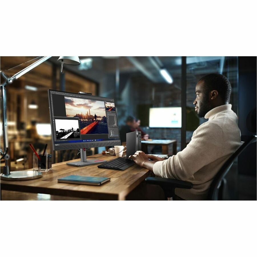 Client léger Lenovo ThinkCentre neo 50q Gen 4 12M2001UUX - Intel Celeron 7305 Penta-core (5 cœurs) 1,10 GHz - Noir 12M2001UUX