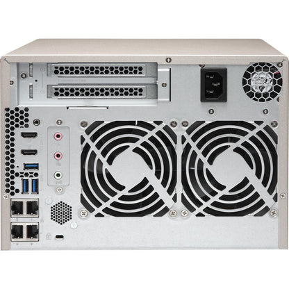 NAS QNAP puissant avec APU AMD RX-421BD Quad-Core et évolutivité PCIe TVS-673e-4G-US
