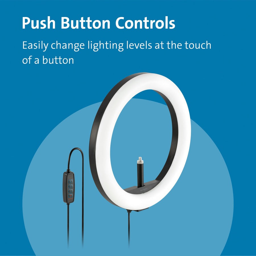 Anneau lumineux bicolore Kensington L1000 avec support pour webcam K87653WW