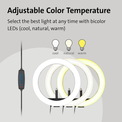Anneau lumineux bicolore Kensington L1000 avec support pour webcam K87653WW