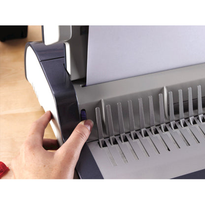 Machine à relier électrique à peigne Fellowes Quasar™ E 500 avec kit de démarrage 5216901