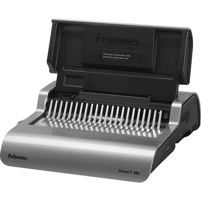 Machine à relier électrique à peigne Fellowes Quasar™ E 500 avec kit de démarrage 5216901