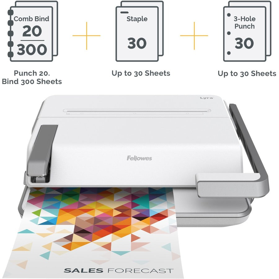 Centre de reliure Fellowes Lyra 3 en 1 5603001
