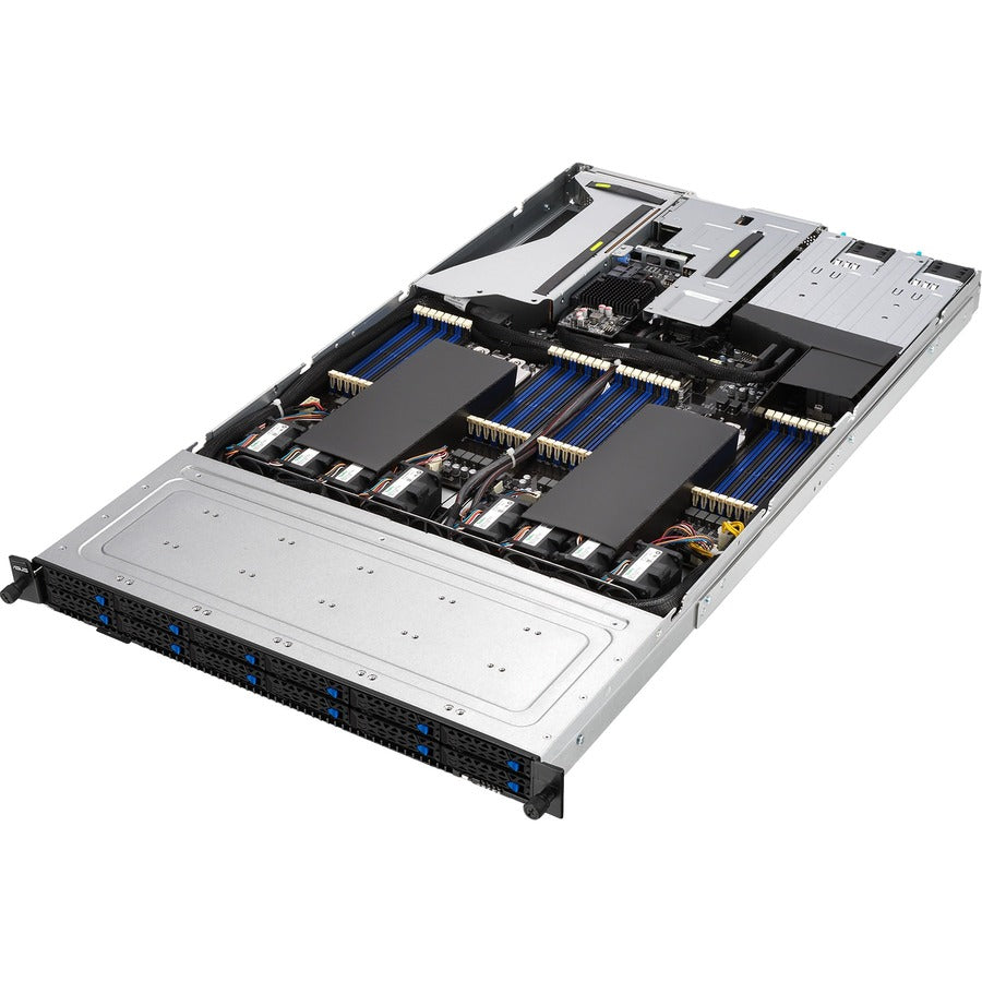Système Barebone Asus RS700A-E11-RS12U-WOCPU044Z - Montable en rack 1U - Socket SP3 - Prise en charge de 2 processeurs RS700A-E11-RS12U-WOCPU044Z