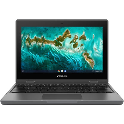 Asus Chromebook Flip CR11 CR1102FGA-CN1432T-CB Chromebook convertible 2 en 1 à écran tactile 11,6" - HD - Intel N-Series N100 - 4 Go - Mémoire flash 32 Go - Gris minéral CR1102FGA-CN1432T-CB