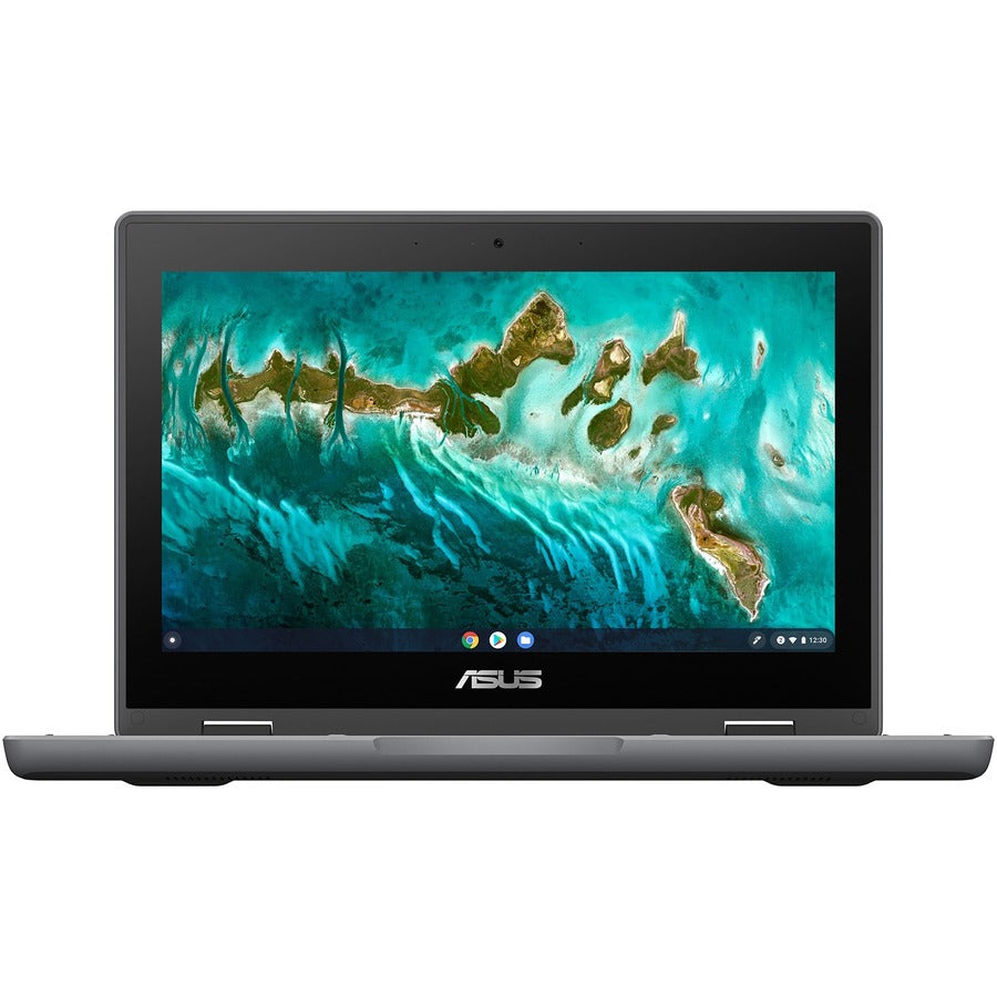 Asus Chromebook Flip CR11 CR1102FGA-CN1432T-CB Chromebook convertible 2 en 1 à écran tactile 11,6" - HD - Intel N-Series N100 - 4 Go - Mémoire flash 32 Go - Gris minéral CR1102FGA-CN1432T-CB