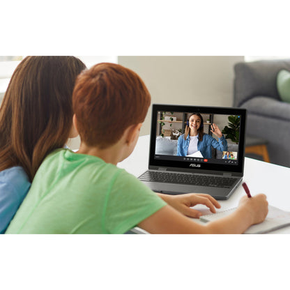 Asus Chromebook Flip CR11 CR1102FGA-CN1432T-CB Chromebook convertible 2 en 1 à écran tactile 11,6" - HD - Intel N-Series N100 - 4 Go - Mémoire flash 32 Go - Gris minéral CR1102FGA-CN1432T-CB