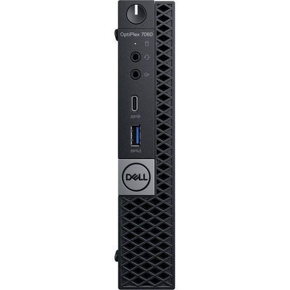 Ordinateur de bureau Dell OptiPlex 7000 7060 - Intel Core i5 (8e génération) i5 - 8500T 2,10 GHz - 8 Go DDR4 SDRAM - 256 Go SSD - Windows 10 Pro 64 bits (anglais/français/espagnol) - Micro PC - 3 ans ProSupport XP72Y