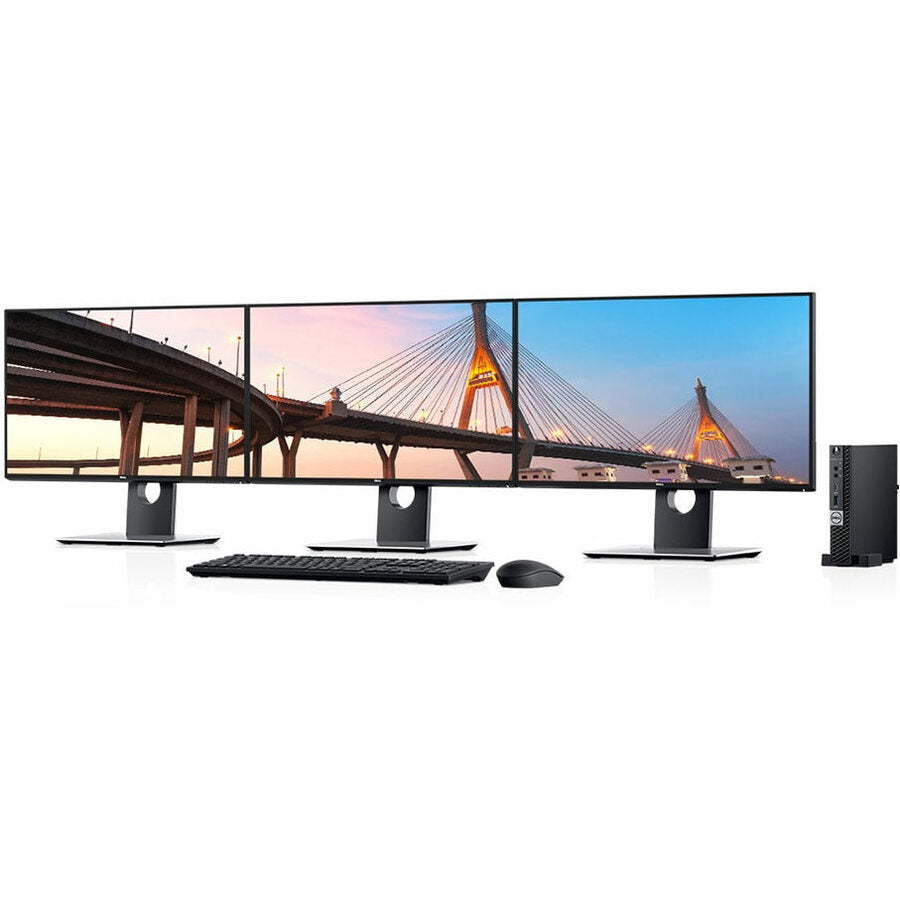 Ordinateur de bureau Dell OptiPlex 7000 7060 - Intel Core i5 (8e génération) i5 - 8500T 2,10 GHz - 8 Go DDR4 SDRAM - 256 Go SSD - Windows 10 Pro 64 bits (anglais/français/espagnol) - Micro PC - 3 ans ProSupport XP72Y