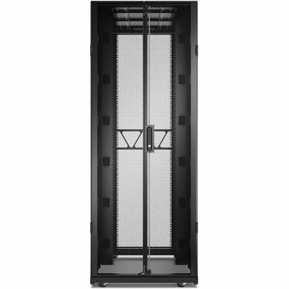 APC by Schneider Electric NetShelter SX Server Rack Gen 2, 42U, 1991H x 750W x 1200D mm, with Sides, Black AR3350B2