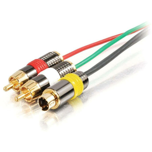 Câble d'interconnexion audio stéréo et S-Vidéo C2G - Plenum 40789