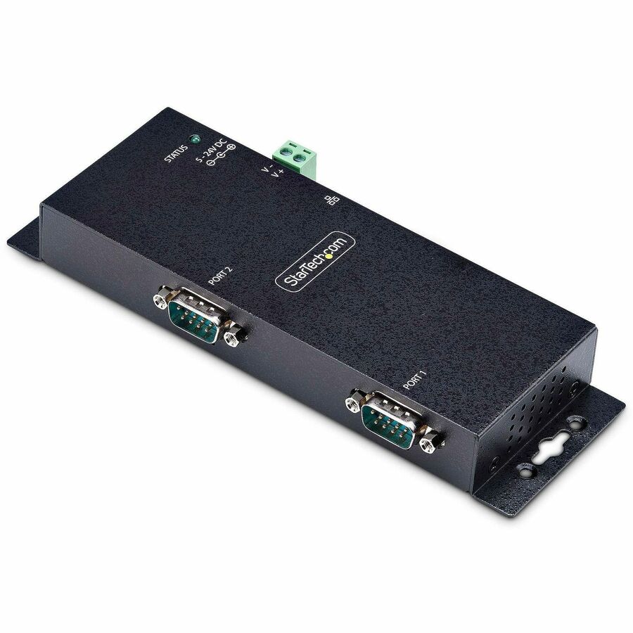 StarTech.com 2-Port Serial to Ethernet Adapter, IP Serial Device Serve ...