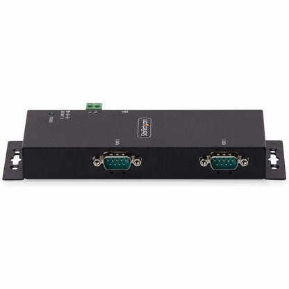 Adaptateur série vers Ethernet à 2 ports StarTech.com, serveur de périphériques série IP pour périphériques RS232 distants, montage mural/rail DIN, convertisseur LAN vers DB9 I23-SERIAL-ETHERNET