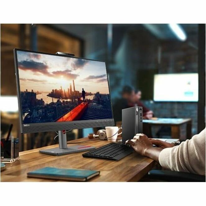 Client léger Lenovo ThinkCentre neo 50q Gen 4 12M2001VUX Tiny - Intel Core i3 (12e génération) i3-1215U Hexa-core (6 cœurs) 1,20 GHz - Noir 12M2001VUX