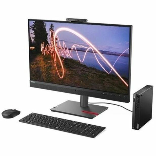 Client léger Lenovo ThinkCentre neo 50q Gen 4 12M2001VUX Tiny - Intel Core i3 (12e génération) i3-1215U Hexa-core (6 cœurs) 1,20 GHz - Noir 12M2001VUX