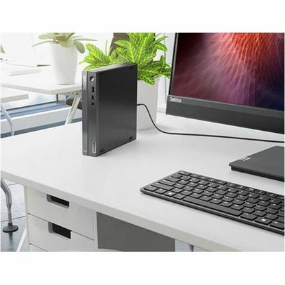 Client léger Lenovo ThinkCentre neo 50q Gen 4 12M2001VUX Tiny - Intel Core i3 (12e génération) i3-1215U Hexa-core (6 cœurs) 1,20 GHz - Noir 12M2001VUX