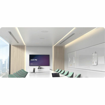 Microphone filaire Yealink CM20 pour salle de conférence, caméra, haut-parleur - Gris clair nacré CM20