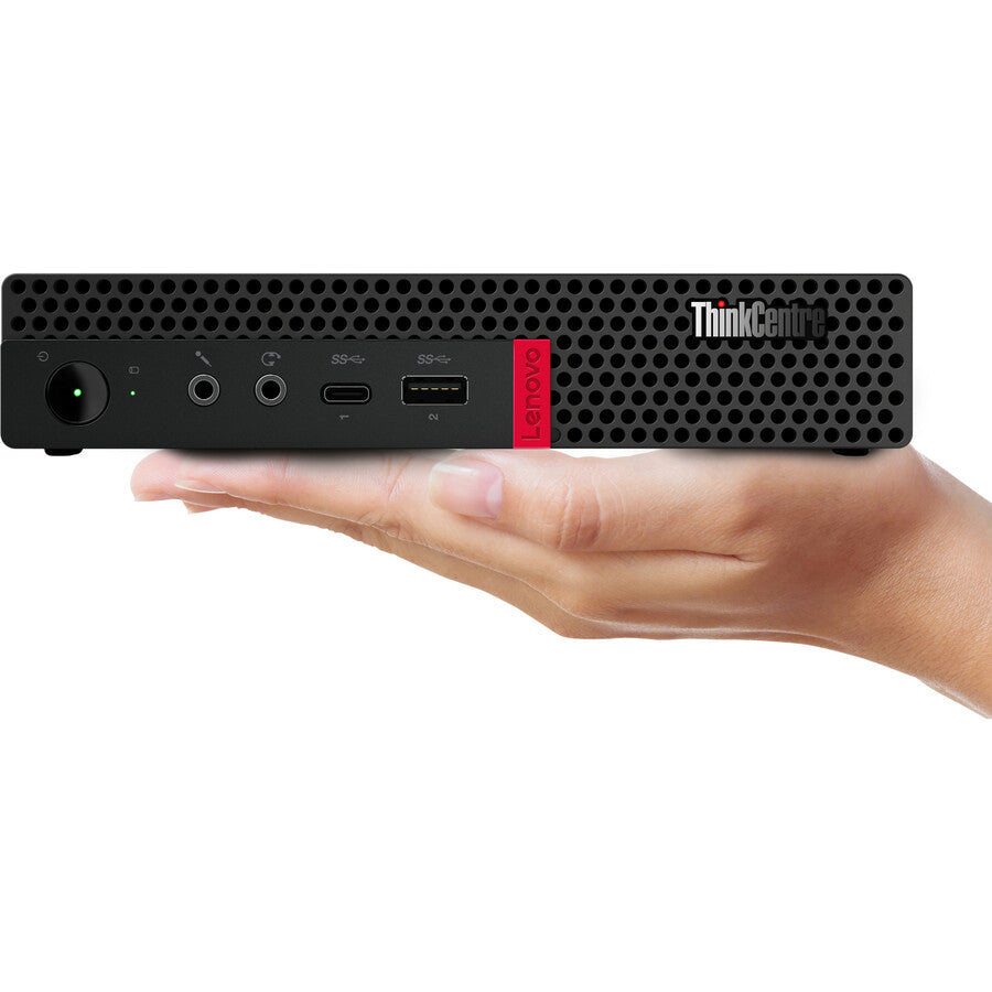 Ordinateur de bureau Lenovo ThinkCentre M630e 10YM004QUS - Intel Core i5 8e génération i5-8265U - 8 Go - SSD 256 Go - Minuscule - Noir 10YM004QUS
