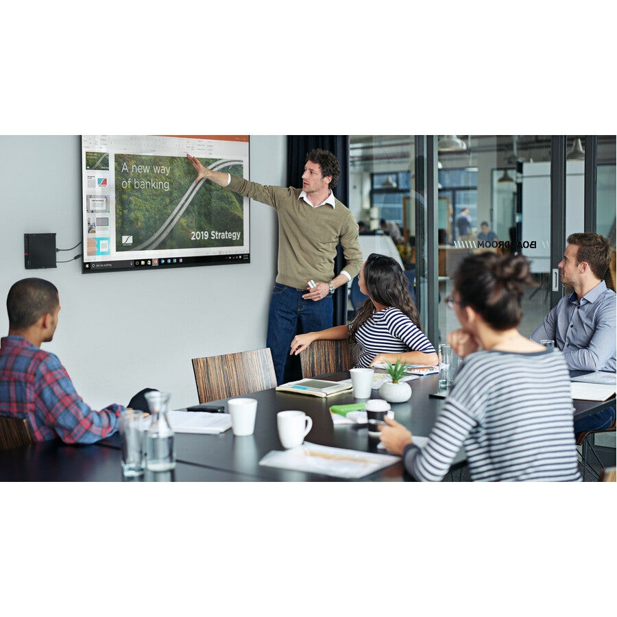 Ordinateur de bureau Lenovo ThinkCentre M630e 10YM004QUS - Intel Core i5 8e génération i5-8265U - 8 Go - SSD 256 Go - Minuscule - Noir 10YM004QUS