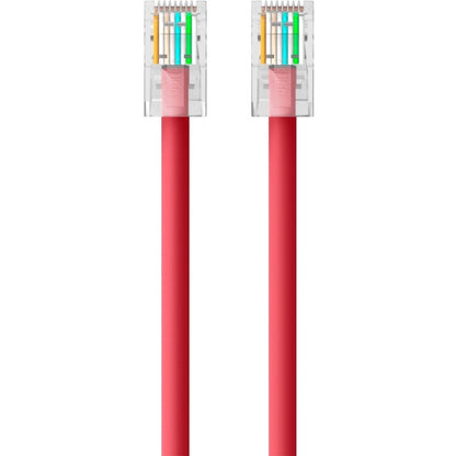 Câble de raccordement Belkin Cat5e A3L791-25-RED