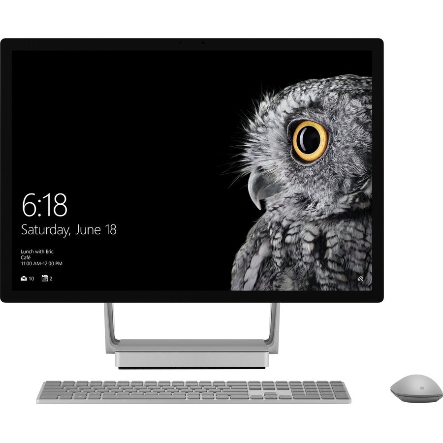 Ordinateur tout-en-un Microsoft Surface Studio - Intel Core i7 6e génération i7-6820HQ - 16 Go - Disque dur 1 To - SSD 128 Go - Écran tactile 28" - Ordinateur de bureau - Argent 42Q-00001