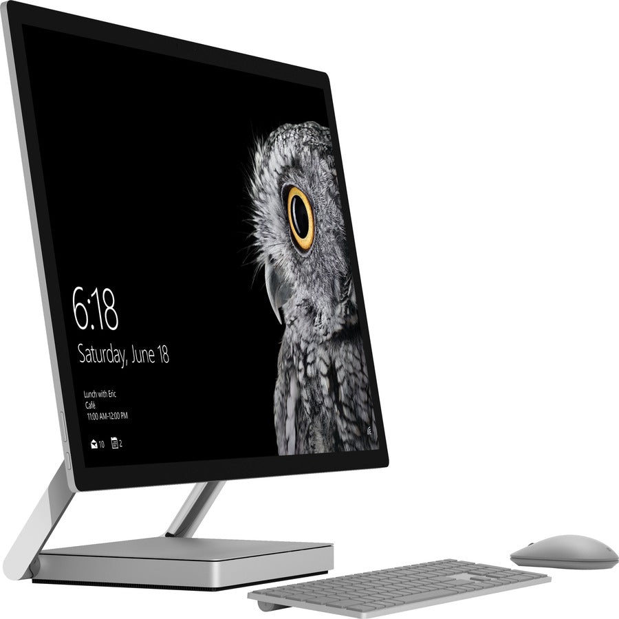 Ordinateur tout-en-un Microsoft Surface Studio - Intel Core i7 6e génération i7-6820HQ - 16 Go - Disque dur 1 To - SSD 128 Go - Écran tactile 28" - Ordinateur de bureau - Argent 42Q-00001