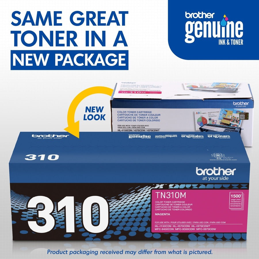 Cartouche de toner d'origine Brother TN310M TN310M