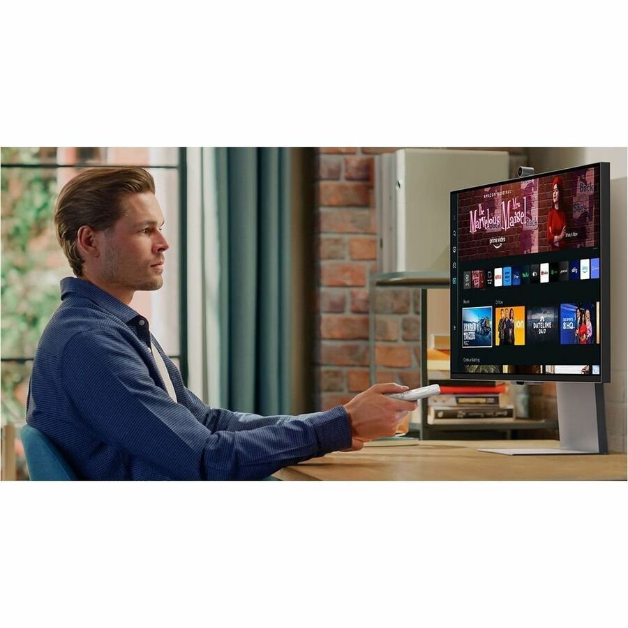 Moniteur LCD intelligent Samsung ViewFinity S9 S27C900PAN 27" avec webcam 5K - 16:9 - Argent LS27C900PANXZA