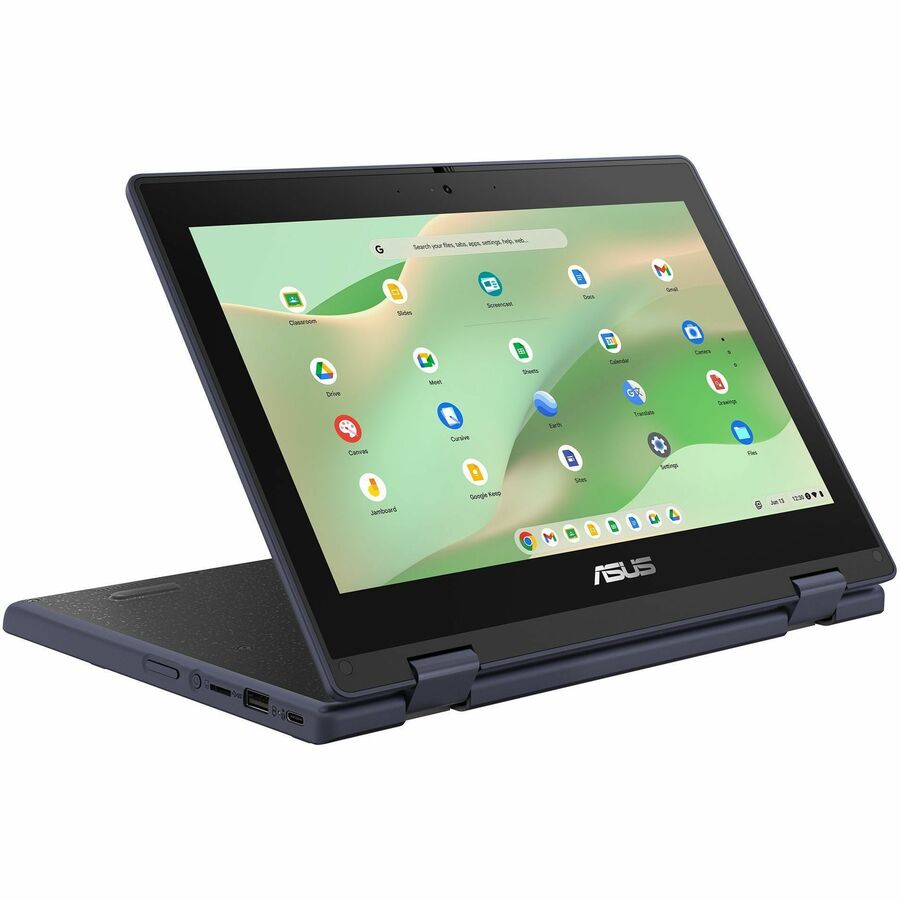 Asus Chromebook Flip CR11 CR1102FGA-CN1432T-CA Chromebook 2 en 1 convertible robuste à écran tactile 11,6" - HD - Intel N100 - 4 Go - Mémoire flash 32 Go - Gris minéral CR1102FGA-CN1432T-CA