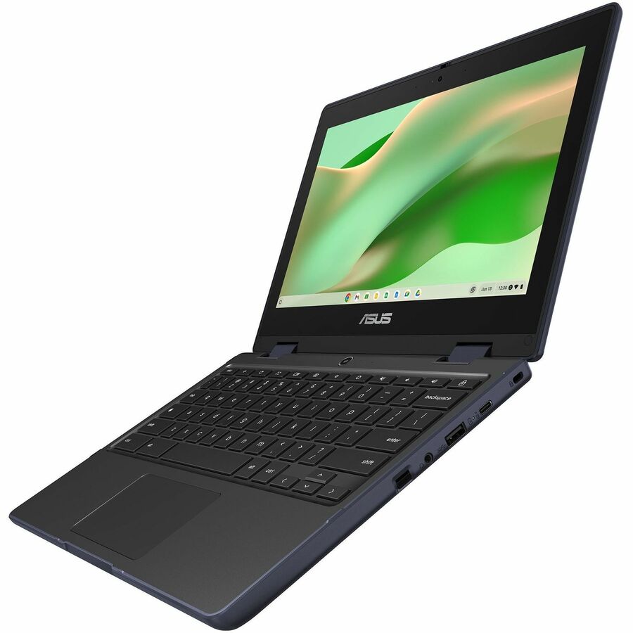 Asus Chromebook Flip CR11 CR1102FGA-CN1432T-CA Chromebook 2 en 1 convertible robuste à écran tactile 11,6" - HD - Intel N100 - 4 Go - Mémoire flash 32 Go - Gris minéral CR1102FGA-CN1432T-CA