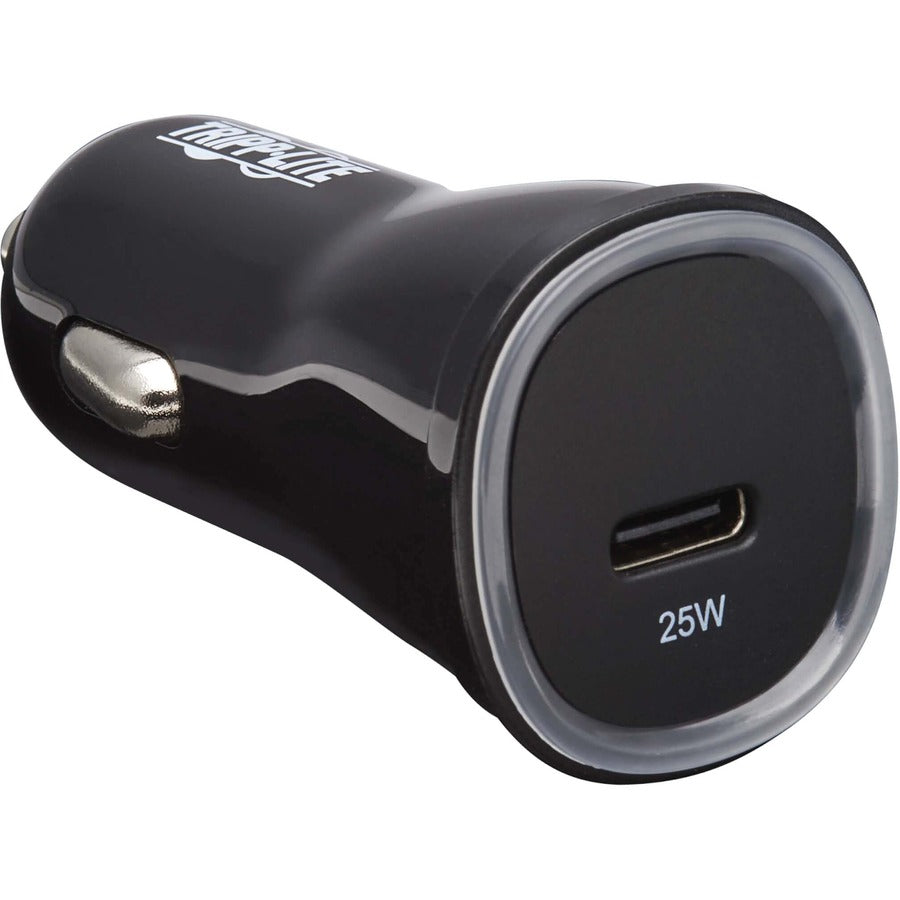 Chargeur de voiture USB Tripp Lite par Eaton - Charge PD 25 W, USB-C, noir U280-C01-25-1B