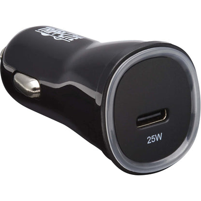 Chargeur de voiture USB Tripp Lite par Eaton - Charge PD 25 W, USB-C, noir U280-C01-25-1B