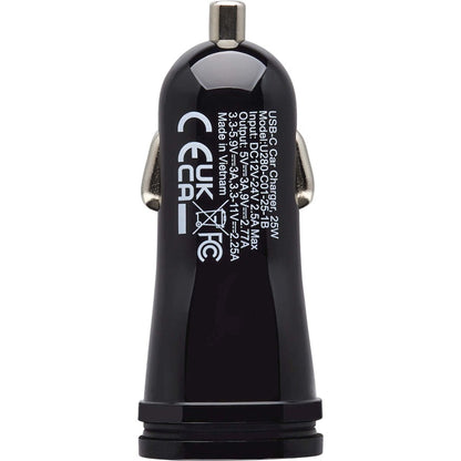 Chargeur de voiture USB Tripp Lite par Eaton - Charge PD 25 W, USB-C, noir U280-C01-25-1B