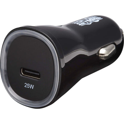 Chargeur de voiture USB Tripp Lite par Eaton - Charge PD 25 W, USB-C, noir U280-C01-25-1B