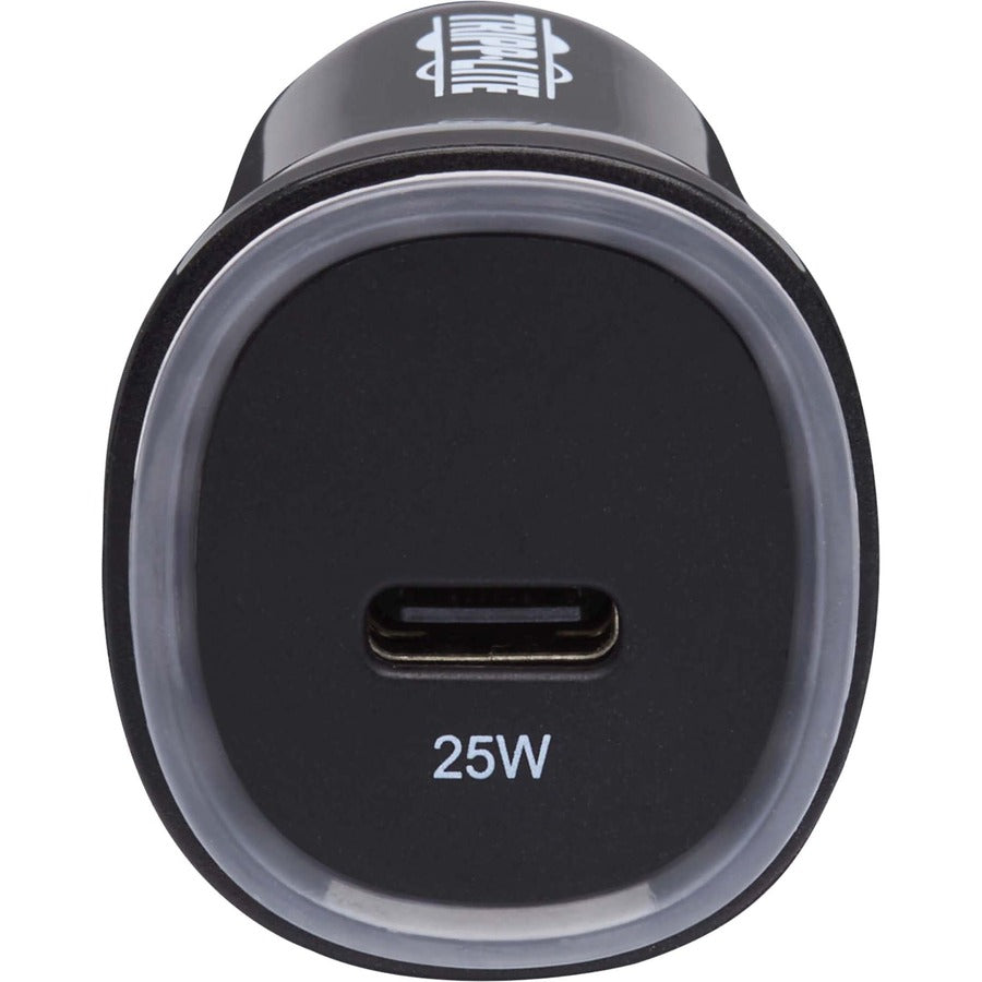 Chargeur de voiture USB Tripp Lite par Eaton - Charge PD 25 W, USB-C, noir U280-C01-25-1B